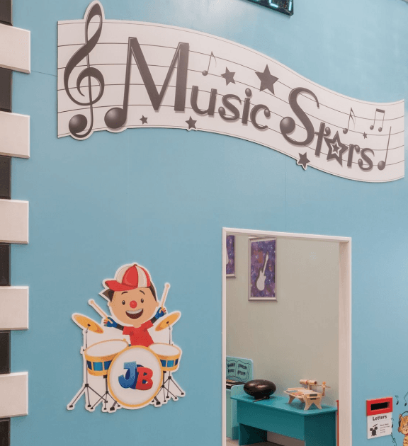 Music Stars - music role play area at Jack in the Box.
