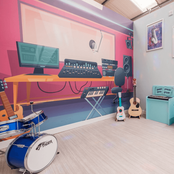 Music Stars - music role play area at Jack in the Box.